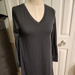 Lularoe Emily swing dress xs grey. NWOT